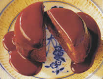 Pudding au caramel et au chocolat