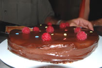 Framboises chocolat